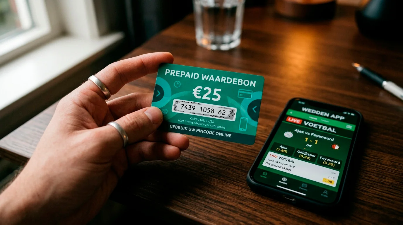 Neosurf prepaid voucher voor sportweddenschappen in Nederland