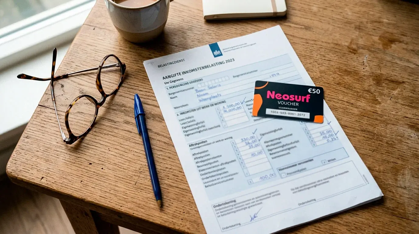 Kansspelbelasting en Neosurf — Belasting op Winst 2026