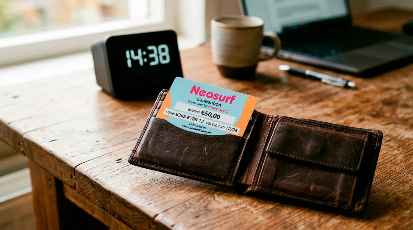 Ongebruikt Neosurf-Tegoed — Verloop, Kosten en Opties 2026