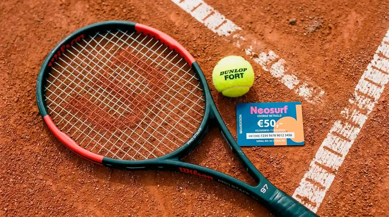 Tennis Wedden met Neosurf — Grand Slams & Toernooien 2026